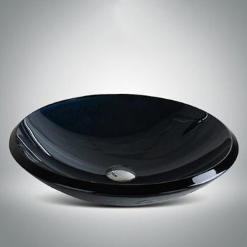 Круглая раковина из стекла RGS-173