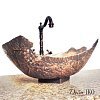 Раковина из бронзы BS-009-AG