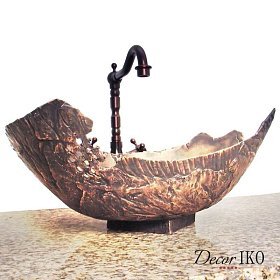 Раковина из бронзы BS-009-AG