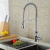 Смеситель для кухни с выдвижной лейкой PSF-09 хром — фото 2