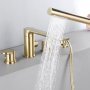 Смеситель на борт ванны FBB-58 золотой