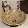 Раковина накладная из мрамора SS-17