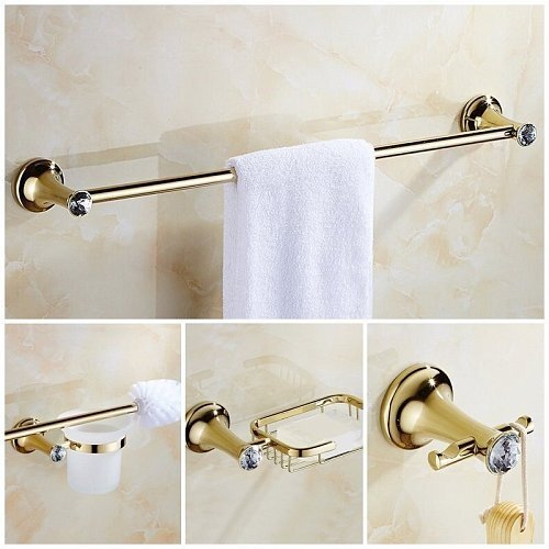 Sparkle Gold аксессуары для ванной комнаты