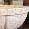 Круглая раковина из искусственного камня SS-103