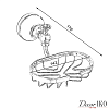 Мыльница для ванной комнаты RSA-03