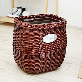 Плетеное ведро для мусора RAS-08