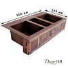 Тройная медная мойка для кухни KT-4423106
