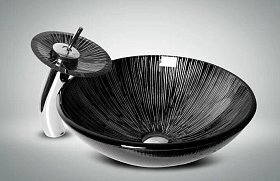 Круглая раковина из стекла RGS-171
