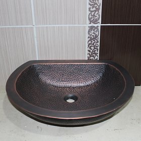 Раковина накладная SC-13 из меди
