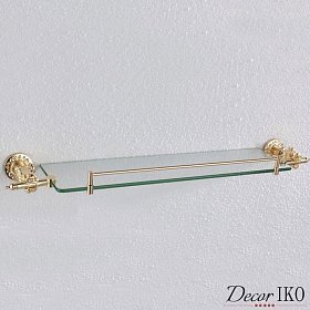 Стеклянная полка для ванной комнаты CDG-06