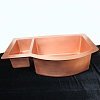 Двойная медная мойка для кухни KD-33229