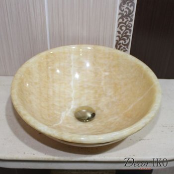 Раковина из медового оникса SS-66