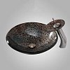 Круглая раковина из стекла RGS-208