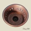 Медная мойка для кухни (круглая) Koozee  CW-21 — фото 2
