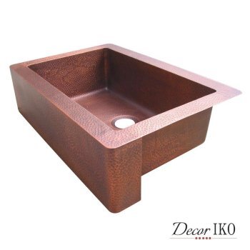 Медная мойка с фартуком для кухни KS-30208