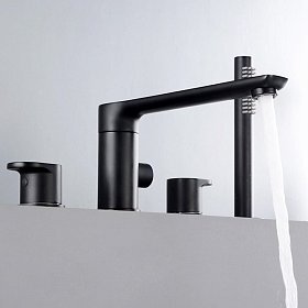 Смеситель на борт ванны FBB-59 черный