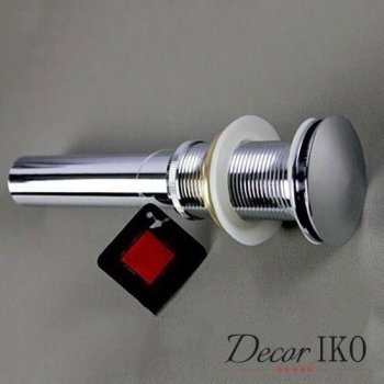 Донный клапан для раковины OS-11 сатин, без перелива