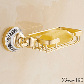 Мыльница для ванной комнаты Gold Style GSL-06