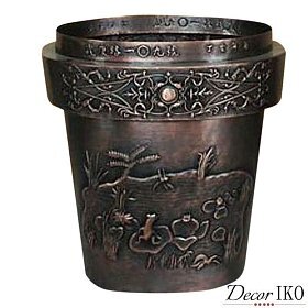 Медное ведро для мусора MBT-56