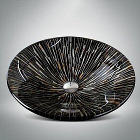 Круглая раковина из стекла RGS-070