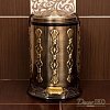 Мусорное ведро с педалью BBU-01 бронза, 10 л.