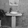 Раковина с пьедесталом в ванную комнату SP-58 — фото 10