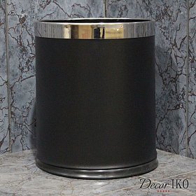 Черное ведро для мусора BBK-56, 10 л
