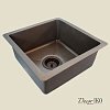 Медная мойка для кухни (квадратная) Koozee  CW-37 — фото 4