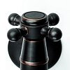 Черный кран для бани FKS-052