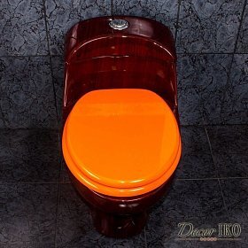 Крышка для унитаза оранжевая TS-D016