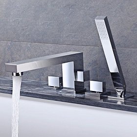 Смеситель на борт ванны FBB-54 хром