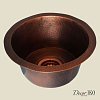 Медная мойка для кухни (круглая) Koozee CW-6 — фото 2