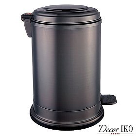 Мусорное ведро с педалью черное BBK-05