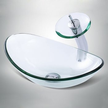 Овальная раковина из стекла RGS-218