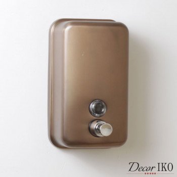 Дозатор для жидкого мыла настенный DIS-800G, розовое золото