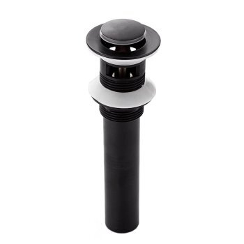 Донный клапан для раковины OS-06 черная бронза, с переливом