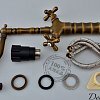 Смеситель для раковины FA-203 с высоким изливом, бронзовый — фото 3