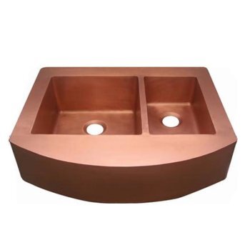 Медная мойка с фартуком для кухни KD-35299/7