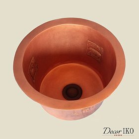 Медная мойка для кухни (круглая) Koozee  CW-26