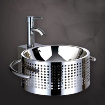Подвесная раковина из нержавеющей стали STM-2