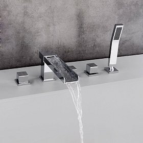 Смеситель на борт ванны каскадный FBB-97