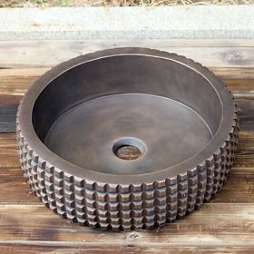 Раковина из бронзы BS-041-AG