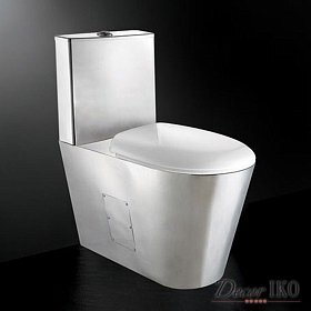 Унитаз из нержавеющей стали STT-210P-W