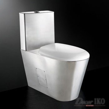 Унитаз из нержавеющей стали STT-210P-W