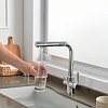 Смеситель для кухни с подключением к фильтру D-106 хром — фото 2