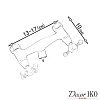 Смеситель для душа FSH-07 бронзовый — фото 5