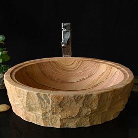 Раковина накладная S-056 из песчаника