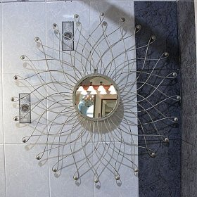 Зеркало в металлической оправе AM-09