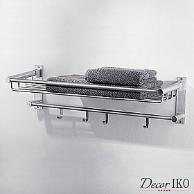 Держатель для полотенец с полкой IG-08Q