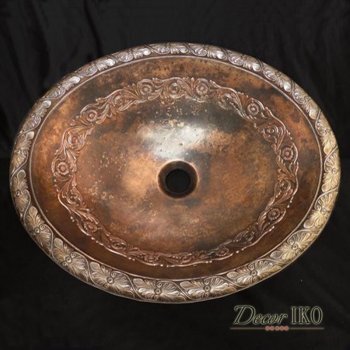 Раковина из бронзы BS-046-AG